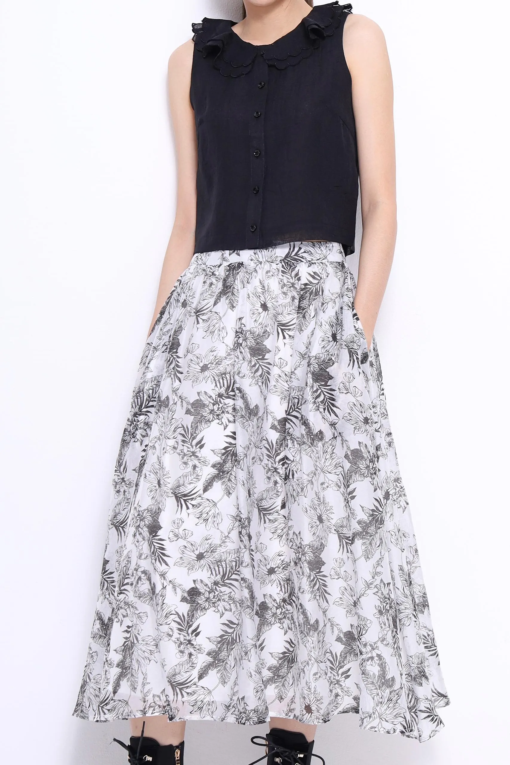 Opal A-line Midaxi SKirt