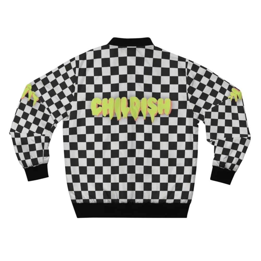 "Childish" TGFbro Bomber Jacket (B&W Design)