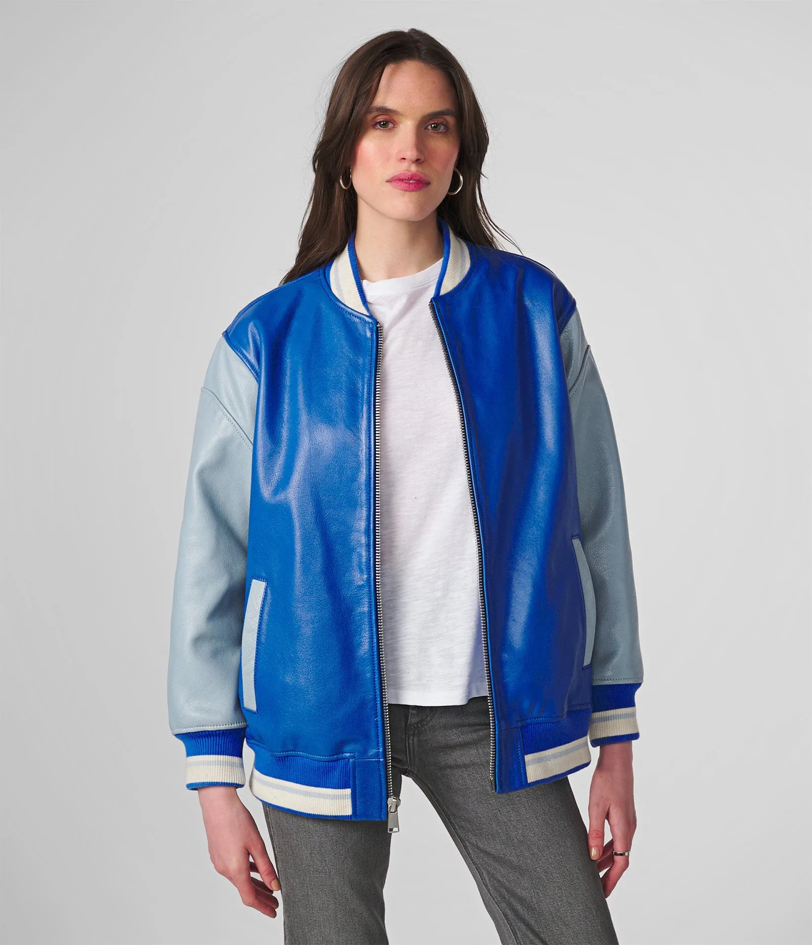 Raven Oversized Varsity Jacket