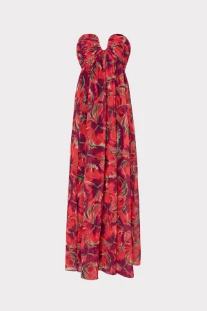 River Windmill Floral Dress