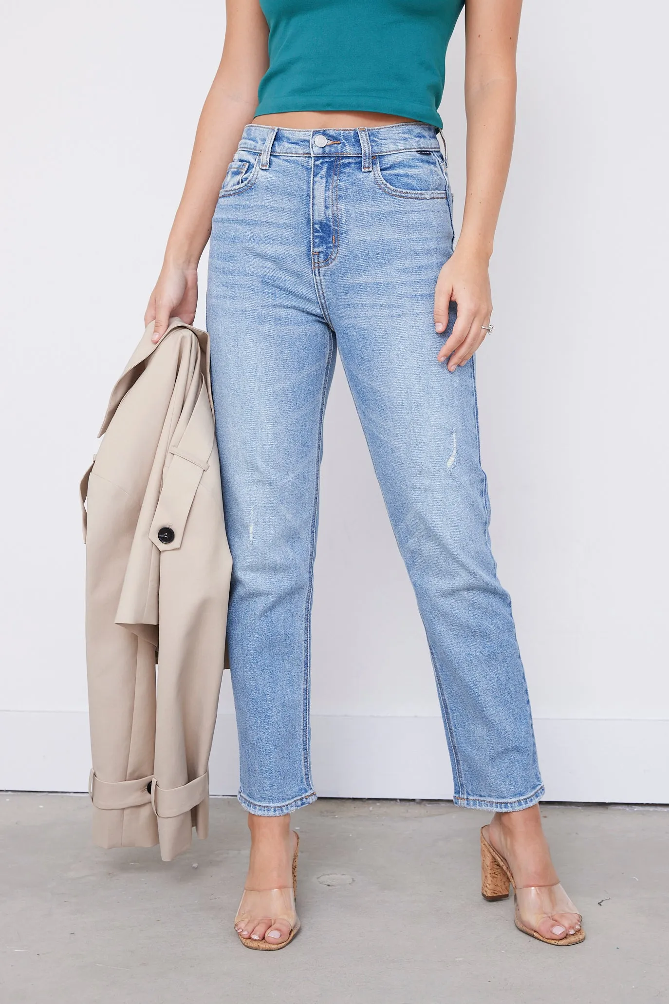 SALE - Jenny High Rise Straight Jeans