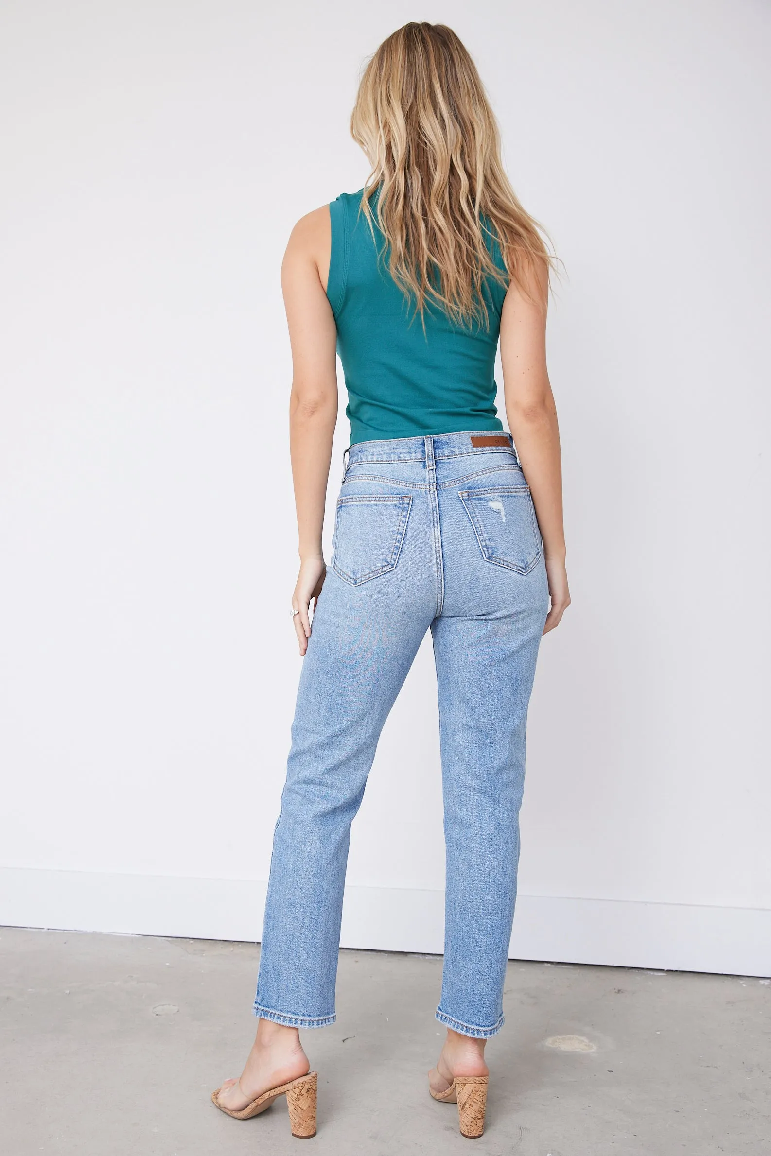 SALE - Jenny High Rise Straight Jeans