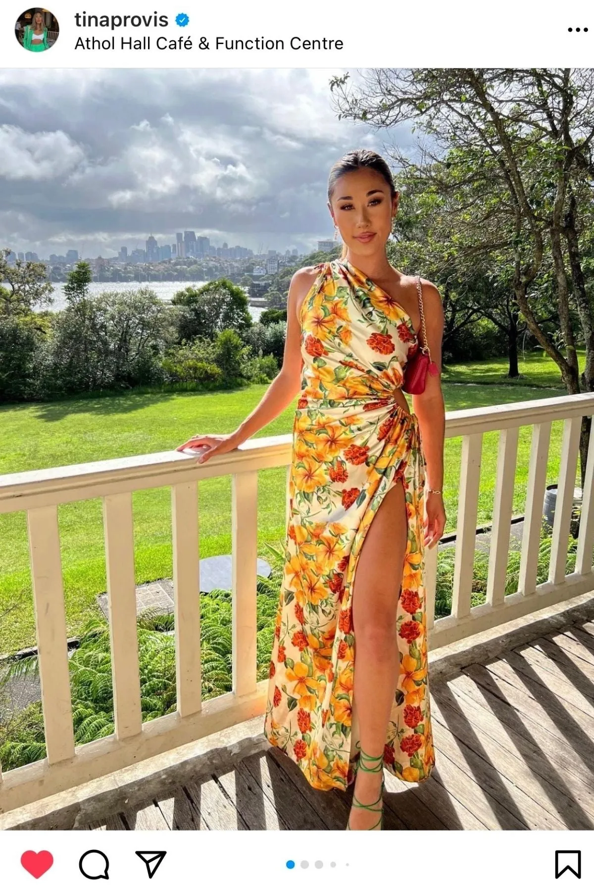 SONYA MODA Nour Yarden Floral Maxi Dress - RRP $380