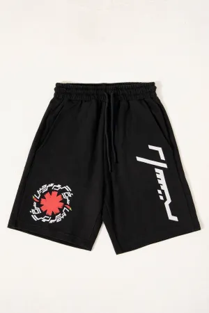 SURKH GARAM MIRCHAIN - BLACK SHORTS