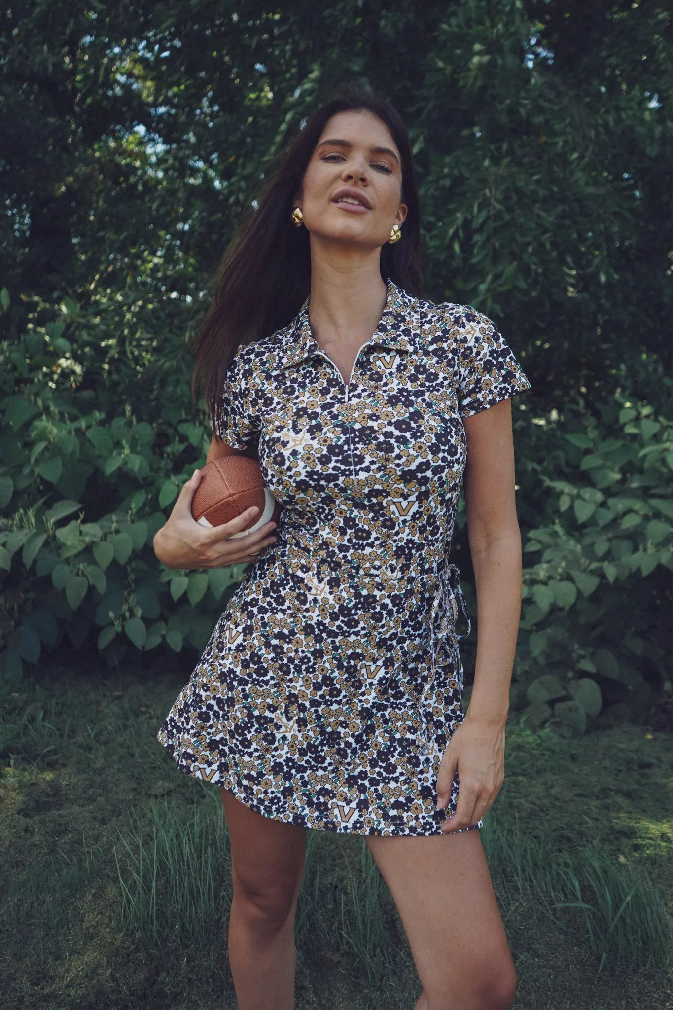 Tailgate Collection Ivy Dress - Vanderbilt Flora