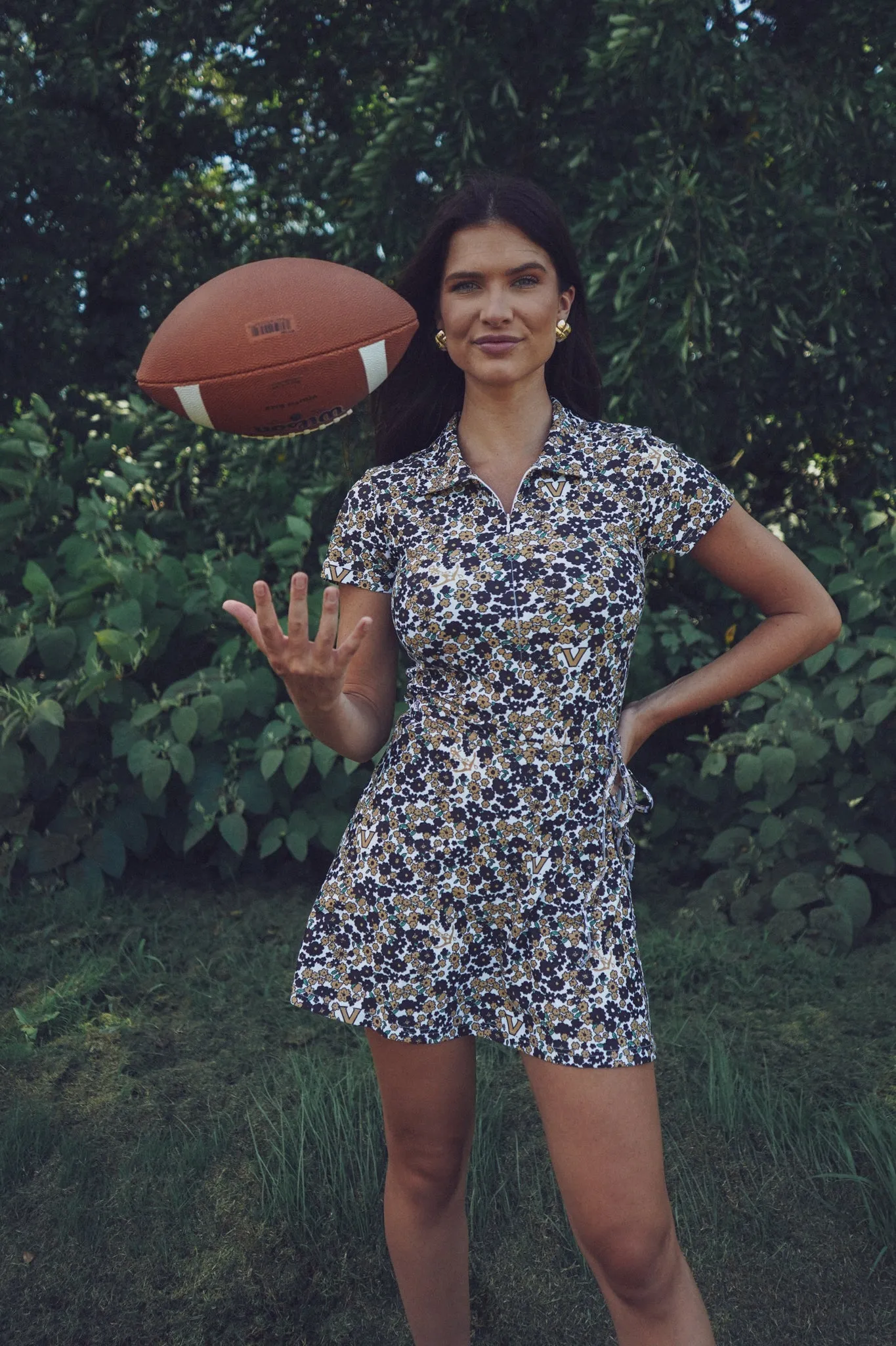 Tailgate Collection Ivy Dress - Vanderbilt Flora