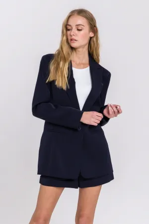 TAILORED SINGLE BUTTON BLAZER