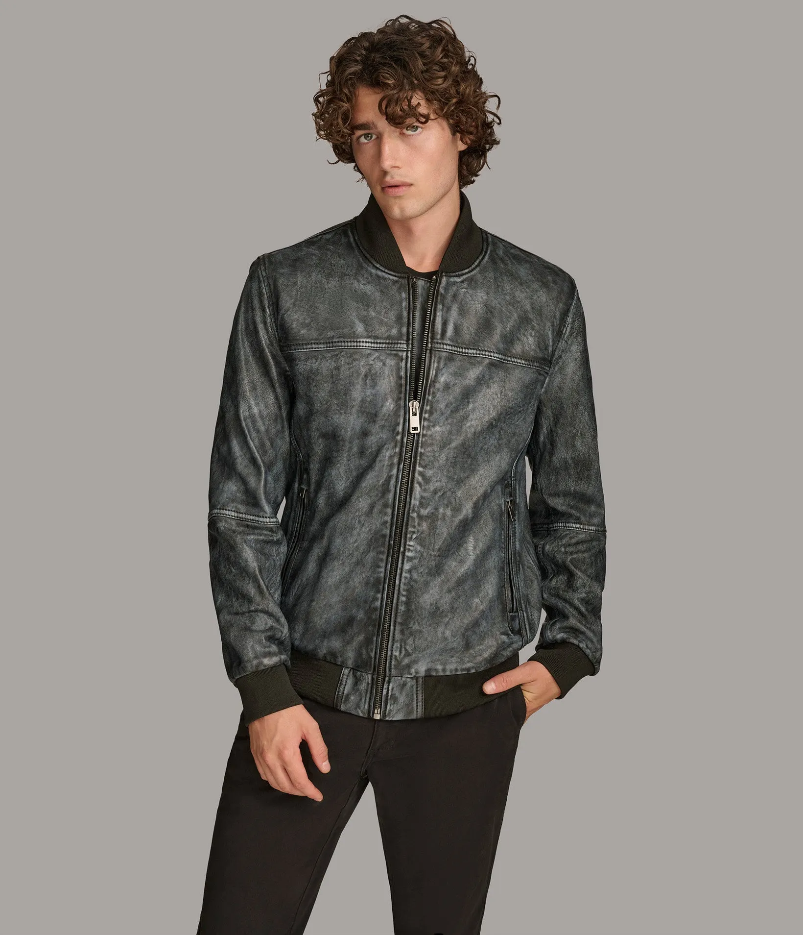 Tate Denim Bomber