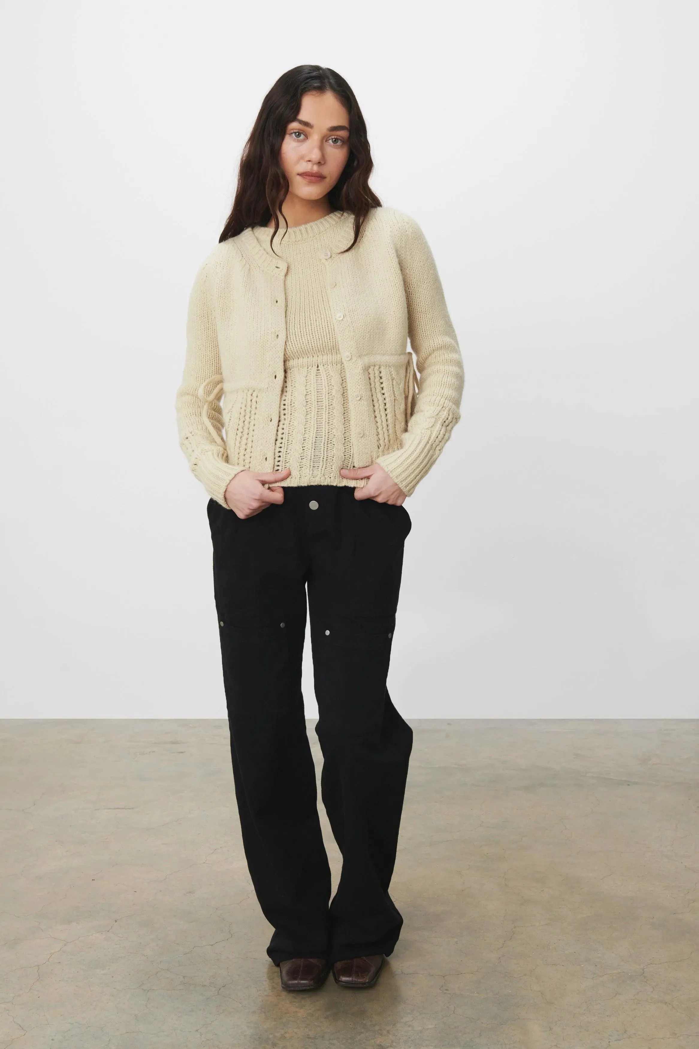 The Gabrielle Cardigan Knit, Buttercup