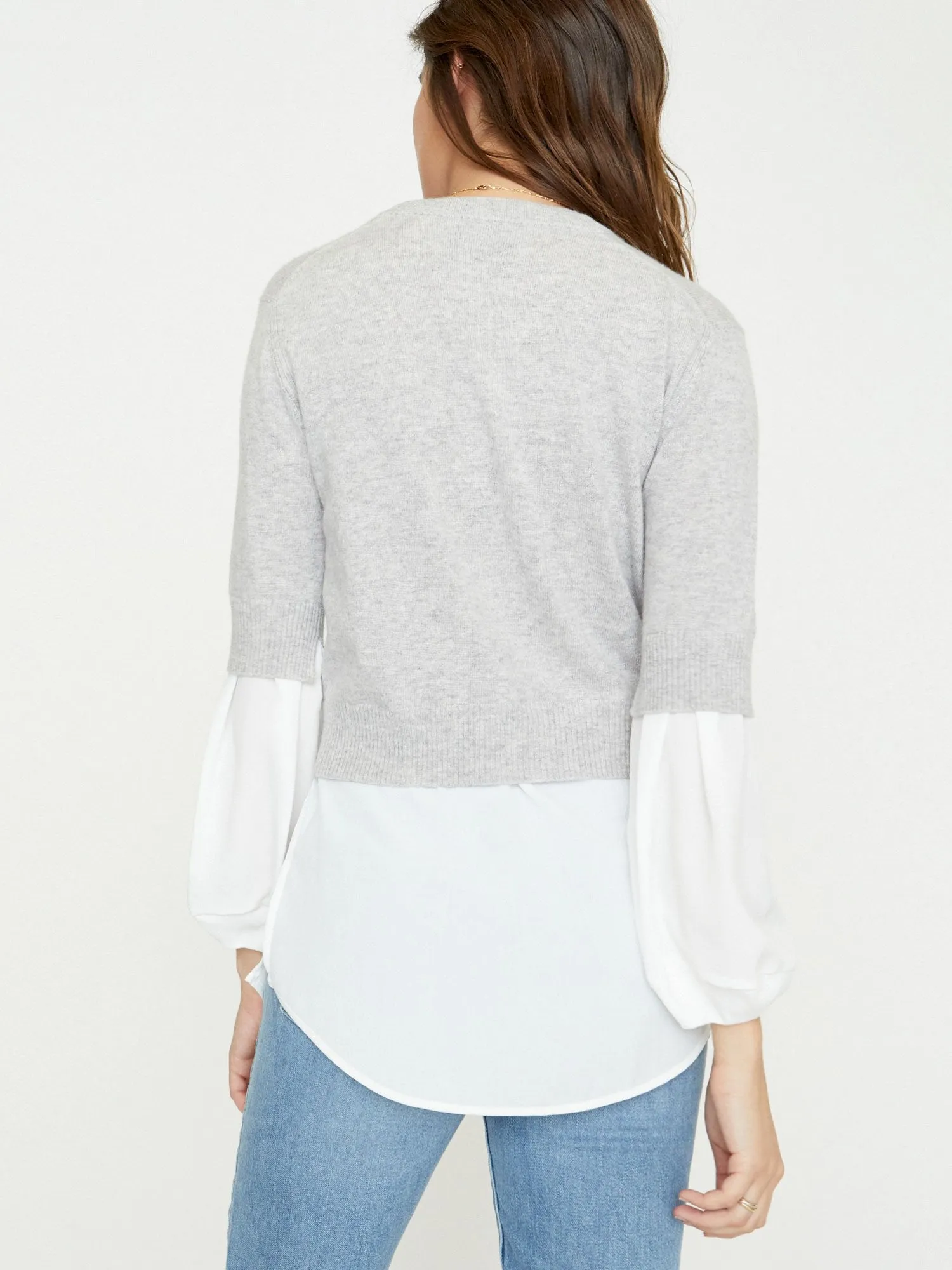 The Looker Layered Crop Crewneck