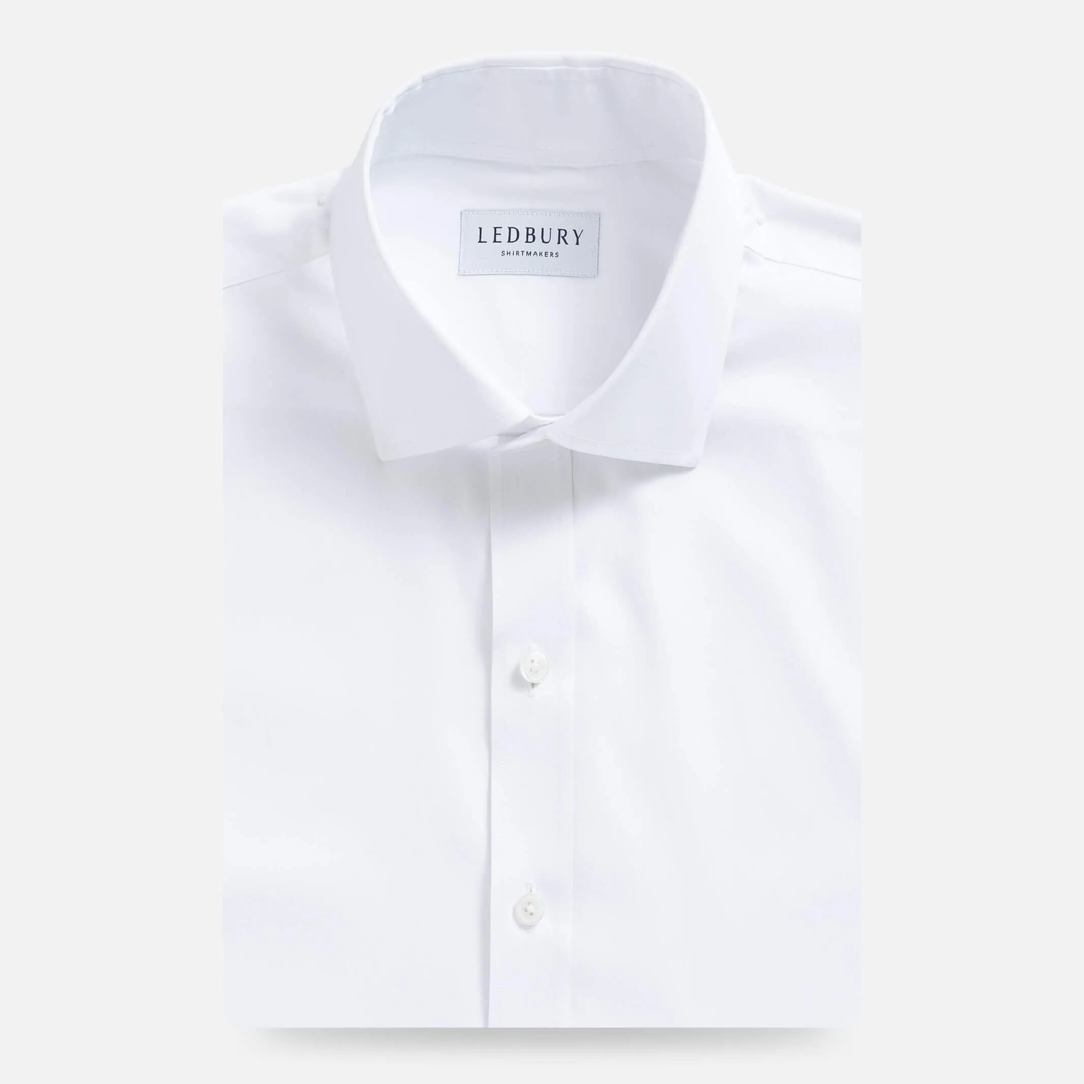 The White Sutton Twill Custom Shirt