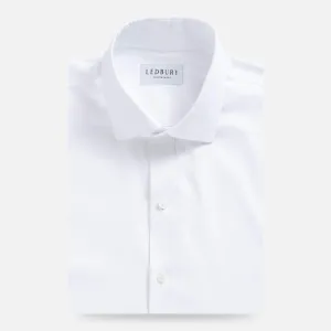 The White Sutton Twill Custom Shirt