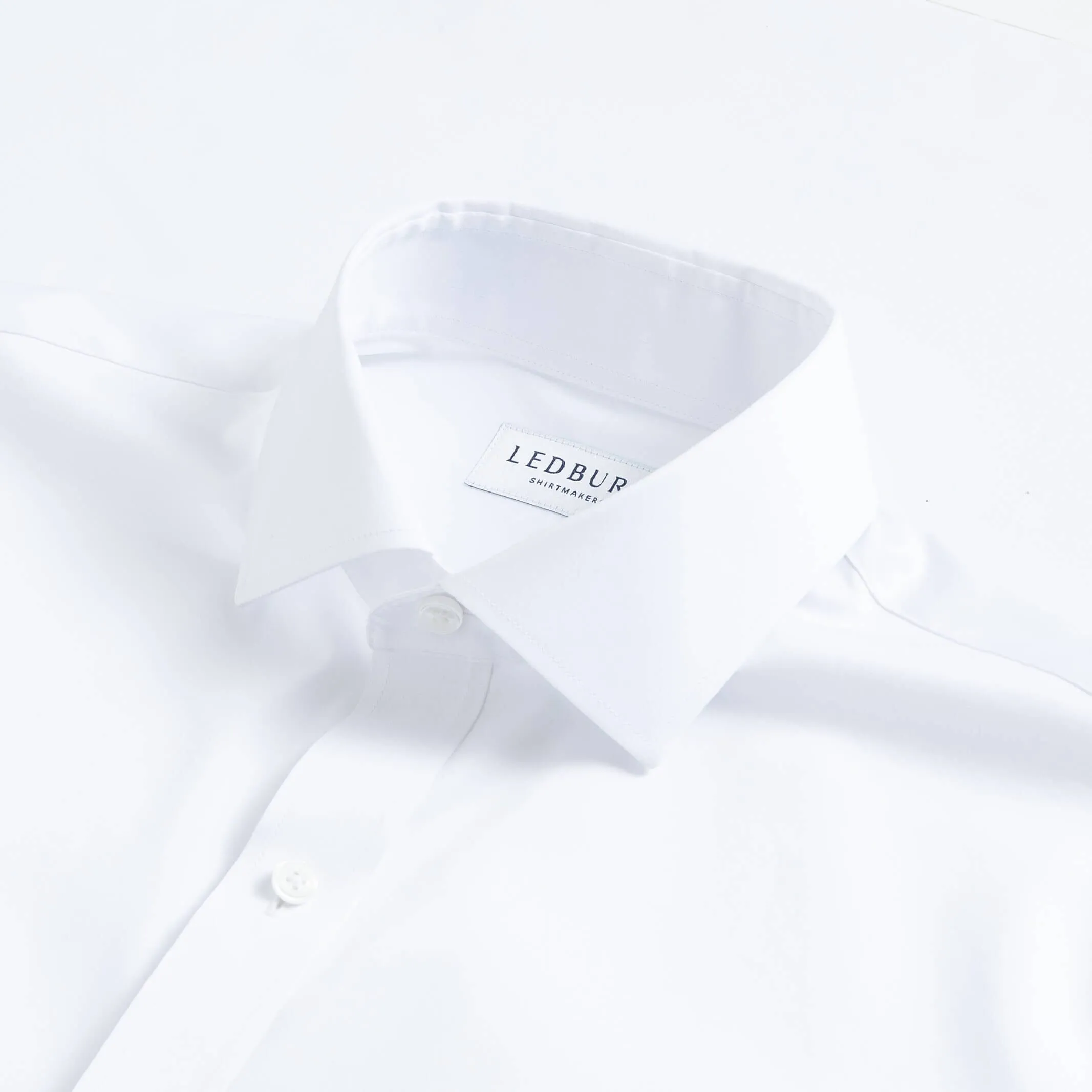 The White Sutton Twill Custom Shirt