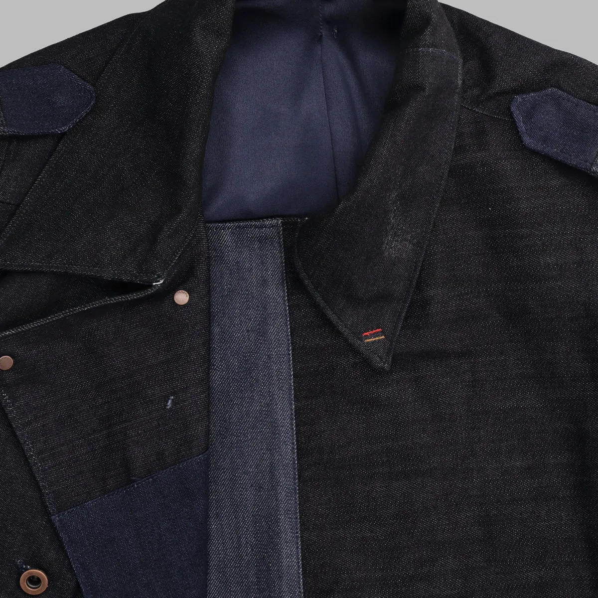 TSHEPO CRAFT COAT, INDIGO