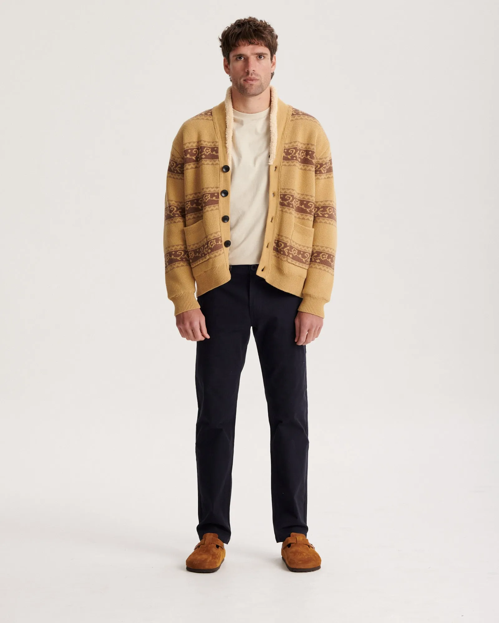 Walker Knit Cardigan - Tan