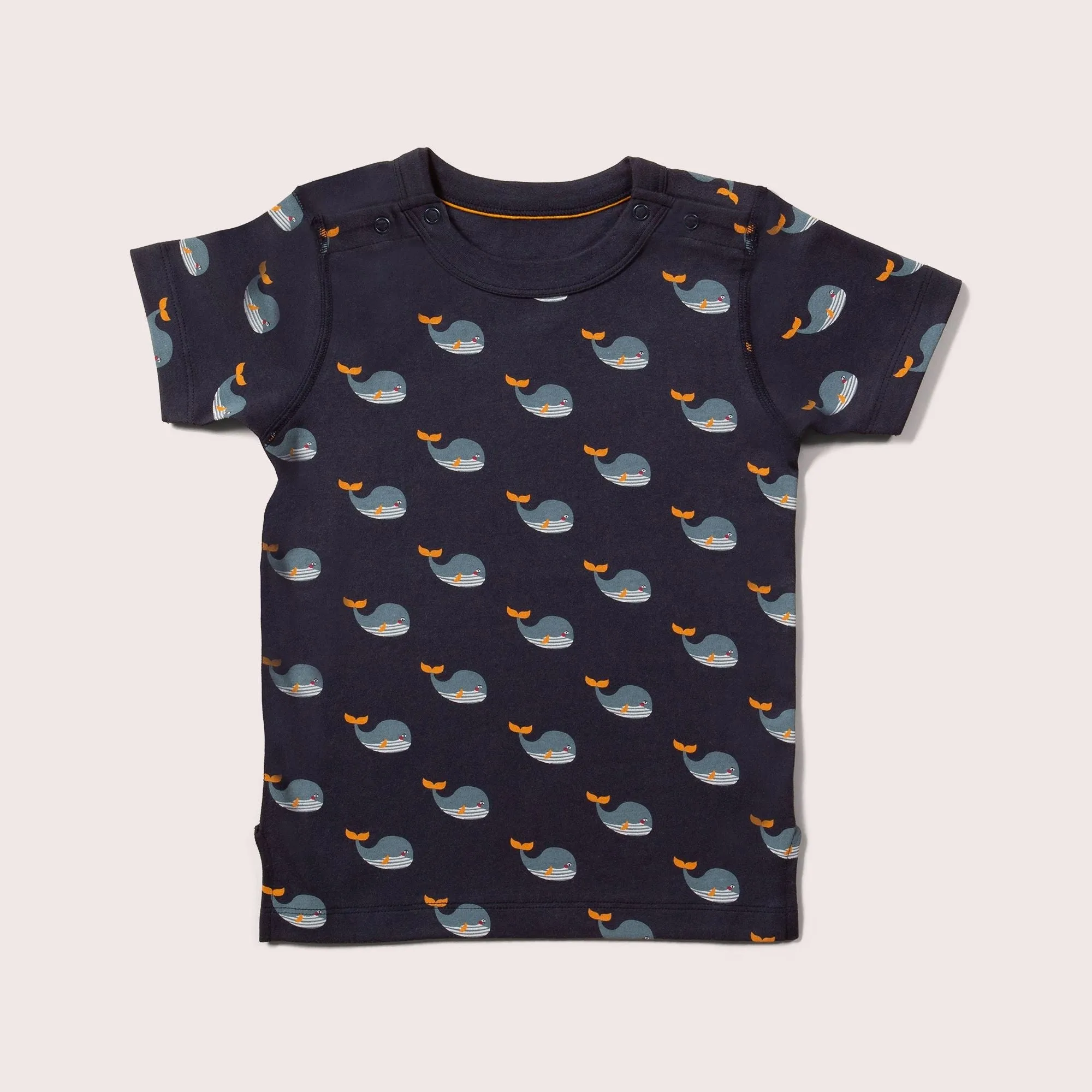 Whale Song Easy Feeding Adaptive Short Sleeve T-shirt