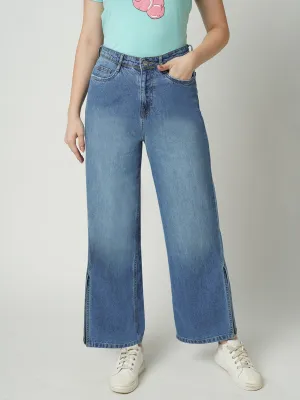 Women High-Rise Wide Leg Jeans