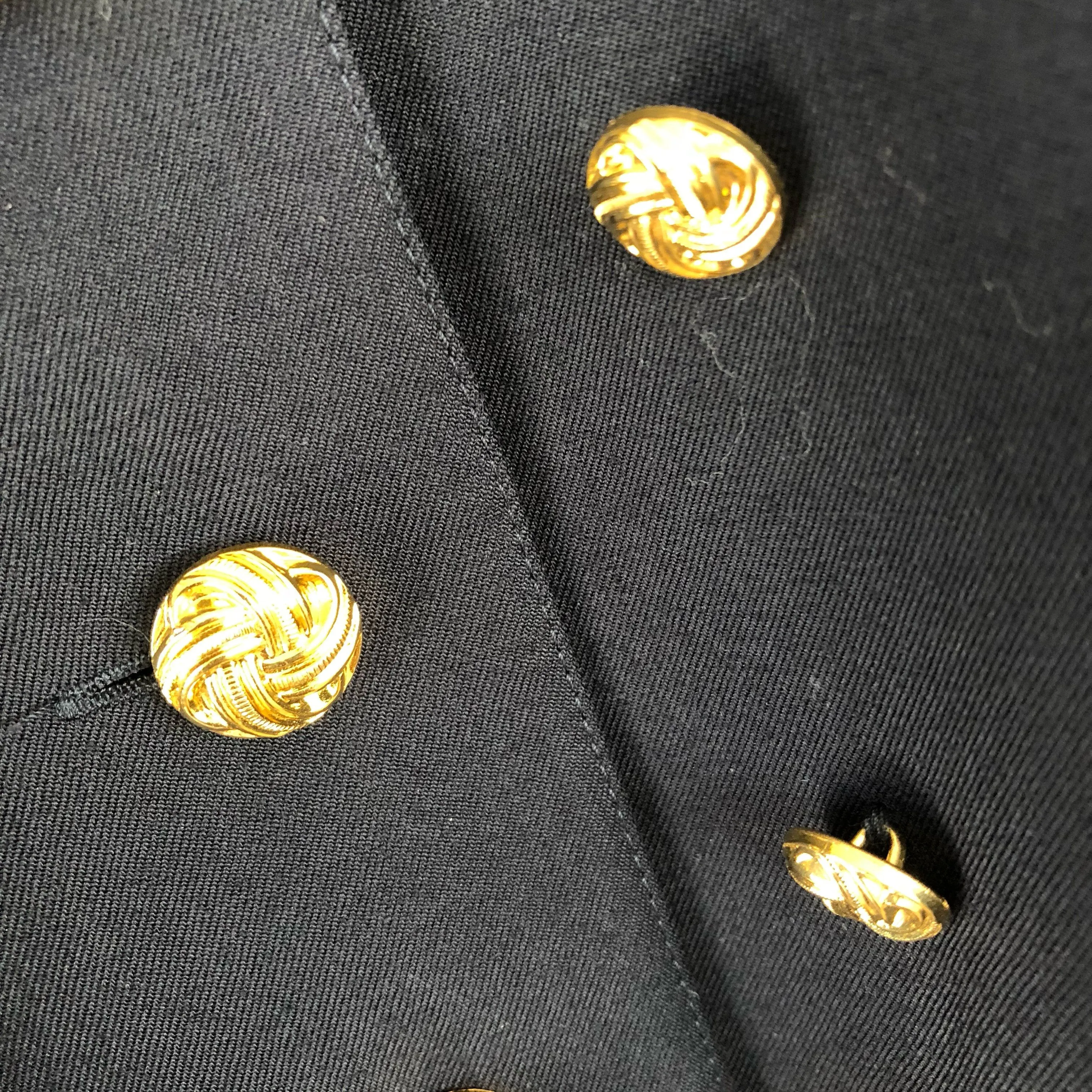 WOOL GOLD BUTTONS BLAZER